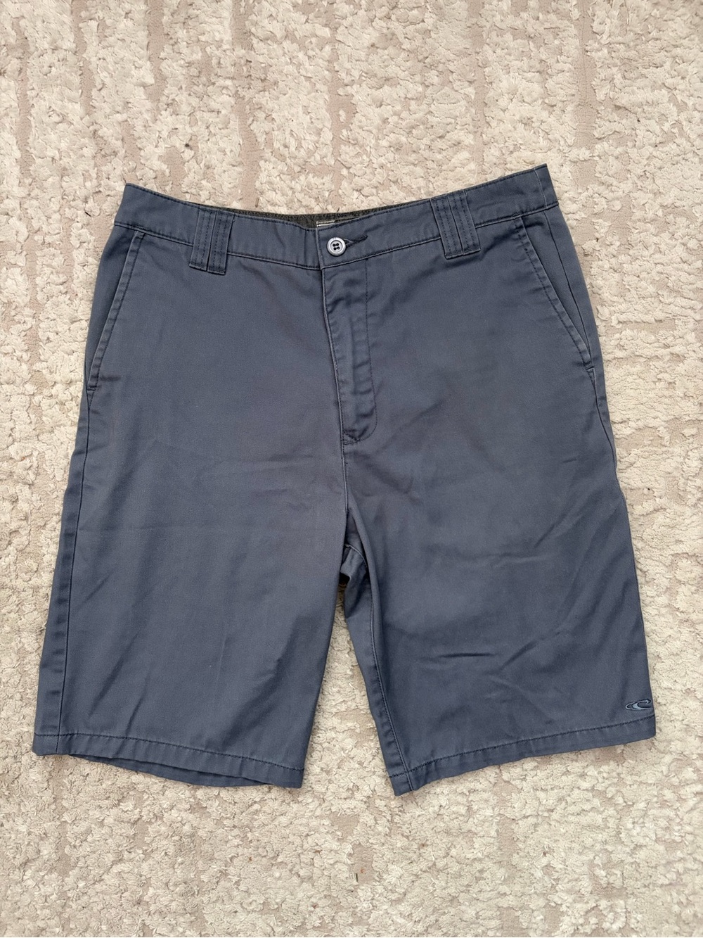 O'Neill Blue Flat Front Chino Shorts 31